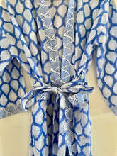 Load image into Gallery viewer, Boho Luna Leaf Cotton Kimono Robe
