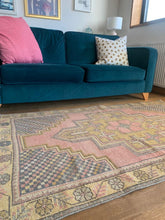 Load image into Gallery viewer, &quot;Summer&quot; Vintage Turkish Rug
